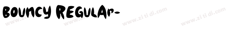 Bouncy Regular字体转换 Bouncy Regular字体转换